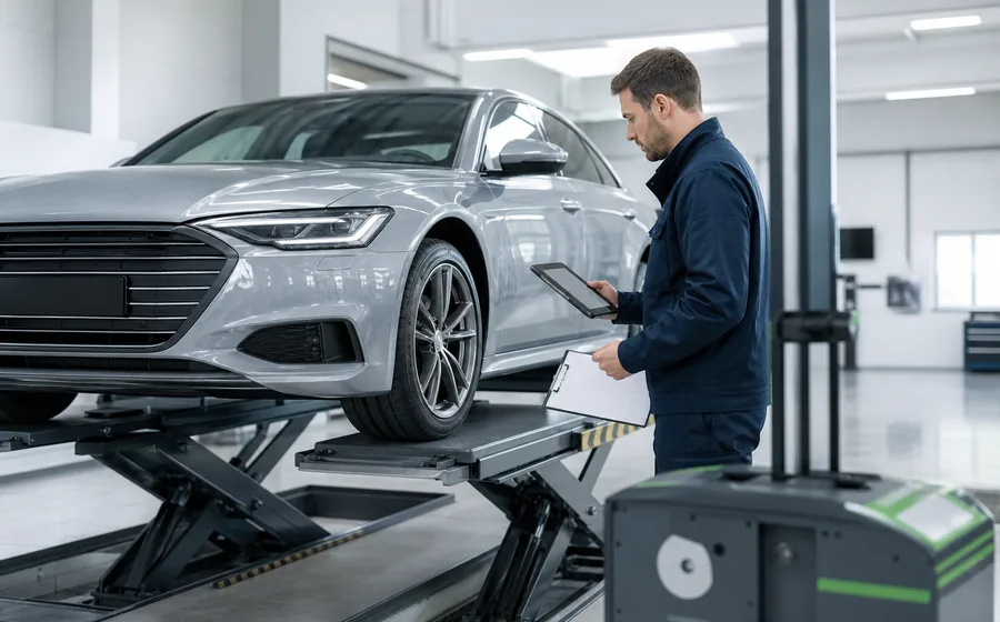 Professionel koeretoejsinspektion via DACH Motors partnere i Schweiz