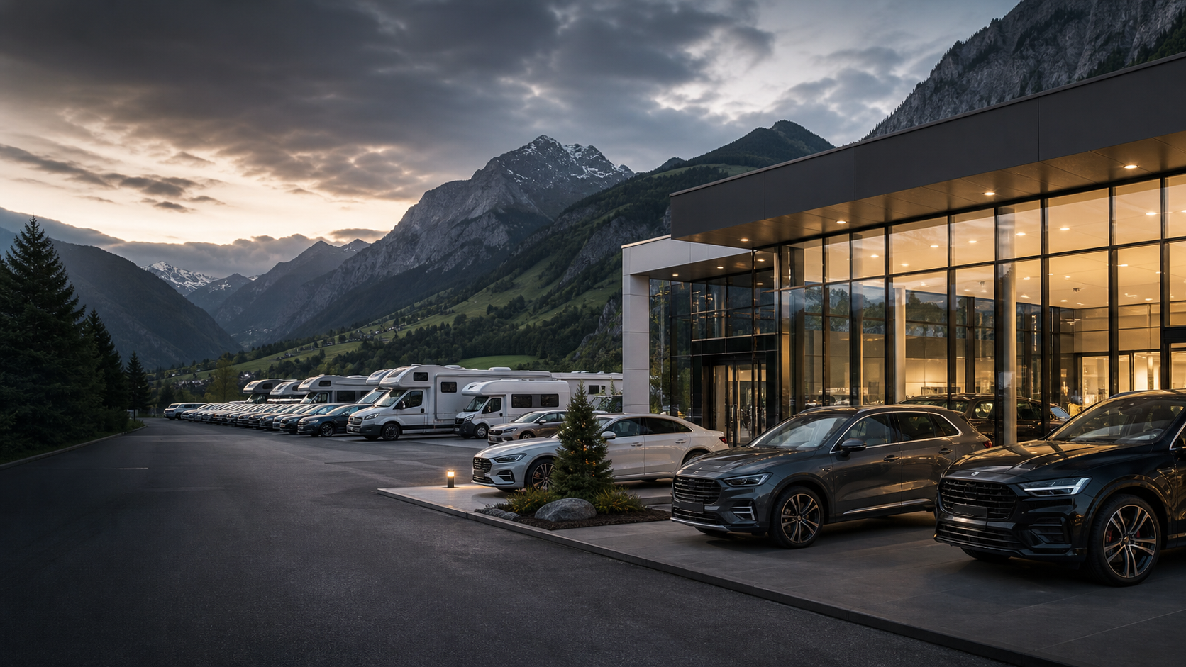 DACH Motors showroom